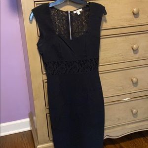 Charlotte Russe Black with lace dress